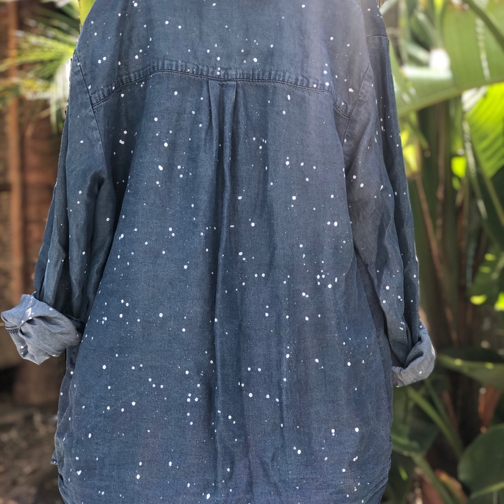 Splendid Chambray Button Down Top - image 2